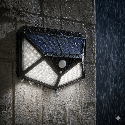 100 LED Solar Wall Light - GenZsolar