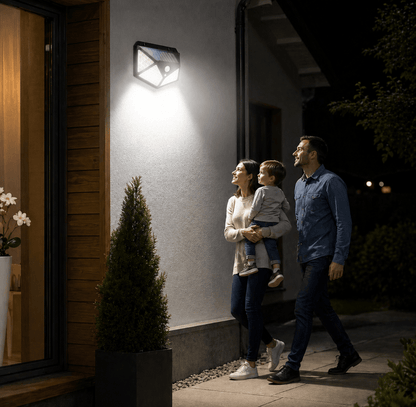 100 LED Solar Wall Light - GenZsolar