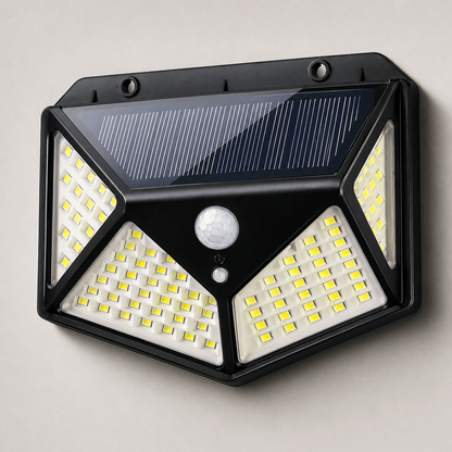 100 LED Solar Wall Light - GenZsolar