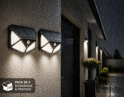 100 LED Solar Wall Light - GenZsolar