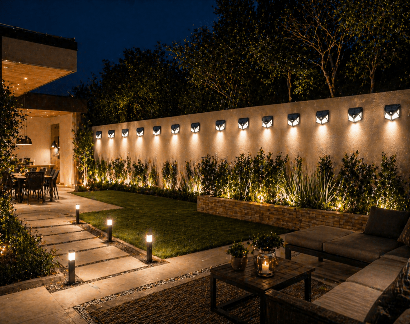 100 LED Solar Wall Light - GenZsolar