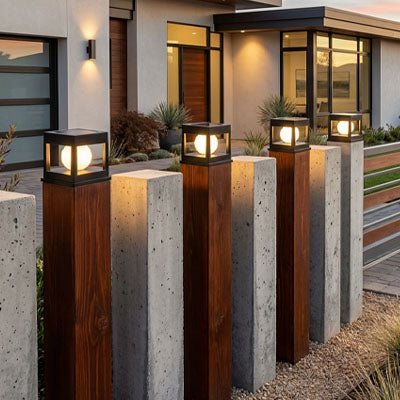 LED Solar Post - GenZsolar